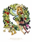  bad_id bad_pixiv_id blonde_hair bow butterfly_wings fairy flower frog mercedes odin_sphere red_eyes siro solo wings 