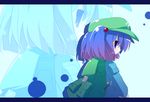  bag blue_hair hat highres kawashiro_nitori oka_(bananashoe) short_hair solo touhou two_side_up wallpaper 