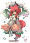  animal_ears copyright_request floating fox_ears fox_tail ryuno solo tail 