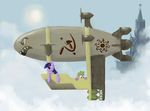  airship bomb command_and_conquer cub dragon duo equine female feral friendship_is_magic hammer_and_sickle horn kirov_airship kirov_reporting kremlin kutejnikov male mammal my_little_pony red_alert red_star scalie spasskaia_tower spasskaya_tower spike_(mlp) twilight_sparkle_(mlp) unicorn young 