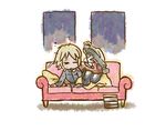  book couch elma_leivonen mukiki short_hair sleepy solo world_witches_series 