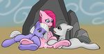  blinkie_pie_(mlp) blue_eyes dashaloo drooling equine female feral friendship_is_magic fur green_eyes group hair horse improvised_dildo inkie_pie_(mlp) lesbian mammal masturbation my_little_pony open_mouth outside pink_fur pink_hair pinkie_pie_(mlp) pony purple_eyes pussy pussy_juice saliva sibling sisters trio 