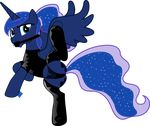  ball_gag bdsm condom equine female feral friendship_is_magic gag hi_res horn mammal my_little_pony panties princess_luna_(mlp) rubber solo underwear up1ter winged_unicorn wings 