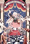  board_game chamooi checkered chess dice go ia_(vocaloid) instrument keyboard_(instrument) long_hair solo stairs very_long_hair vocaloid 