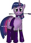  clothed clothing cute cutie_mark equine female feral friendship_is_magic fur hair horn horse mammal mouth_hold multi-colored_hair my_little_pony pony purple_eyes purple_fur rayodragon riding_crop skimpy solo twilight_sparkle_(mlp) unicorn whip 