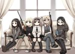  :&lt; angelica_(gunslinger_girl) assault_rifle bad_id bad_pixiv_id black_hair black_legwear blonde_hair blue_eyes brown_eyes brown_hair bullpup claes dragunov_svd gun gunslinger_girl henrietta_(gunslinger_girl) highres multiple_girls p90 pantyhose rico_(gunslinger_girl) rifle shotgun sniper_rifle steyr_aug submachine_gun triela tsukumizu_yuu weapon winchester_model_1897 