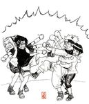  fighting haruno_sakura hold holding hyuuga_hinata naruto uchiha_sasuke uzumaki_naruto 