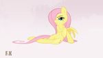  equine female feral fluttershy_(mlp) fluttershythekind friendship_is_magic green_eyes hair hi_res mammal my_little_pony pegasus pink_hair simple_background solo wings yellow_body 