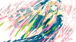  absurdres bad_id bad_pixiv_id blue_eyes highres long_hair megurine_luka meola multicolored_hair project_diva_(series) project_diva_extend solo vocaloid 
