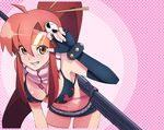  gun pink possible_duplicate red_hair tengen_toppa_gurren_lagann weapon yellow_eyes yoko 