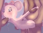 angelina_ballerina anthro cub cum female forced freeflyspecter male mammal mouse parody plain_background pussy rape rodent straight vaginal young 