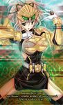  artist_name bad_id bad_pixiv_id belt blonde_hair breasts green_eyes jewelry kamen_rider kamen_rider_beast kamen_rider_wizard_(series) large_breasts mask personification rider-tan ring shisaki_tayu solo 