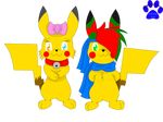  alpha_channel blue_eye blue_eyes eyes female green_eyes hair happy male marquis2007 nintendo pikachu pok&#233;mon pok&eacute;mon video_games yellow_eye yellow_eyes 