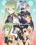  6+girls ayase_yue hasegawa_chisame karakuri_chachamaru kufei mahou_sensei_negima! multiple_girls nagase_kaede negi_springfield robot_ears saotome_haruna sceptrum_virtuale tatsumiya_mana wand 