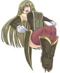  boots breasts hair_over_one_eye knee_boots large_breasts minarai oekaki tales_of_(series) tales_of_the_abyss tear_grants thighhighs 