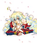  ? bad_id bad_pixiv_id breasts cleavage cloud_hair croswa curly_hair drill jewelry long_hair medium_breasts multicolored_hair naked_coat necklace nia_teppelin solo tengen_toppa_gurren_lagann trench_coat 
