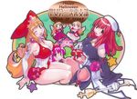  5girls bare_legs breasts crea_rosenqueen crossover culotte elly_(rhapsody) etoile_rosenqueen flipped_hair huge_breasts kururu_(little_princess) la_pucelle little_princess marl_kingdom multiple_girls pantyhose prier red_hair rhapsody ryoji_(nomura_ryouji) thighs 