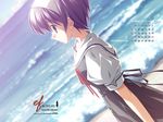  calendar_(medium) ef ef_the_first_tale highres nanao_naru purple_hair school_uniform shindou_kei short_hair wallpaper 