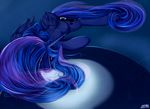  female feral friendship_is_magic horn mammal my_little_pony night princess_luna_(mlp) sbshouseofpancakes solo winged_unicorn wings 