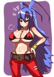  absurdres blue_hair breasts disgaea disgaea_d2 genderswap highres laharl laharl-chan long_hair 