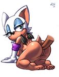  anal anal_penetration anus bat butt doggystyle female from_behind green_eyes looking_back male mammal penetration penis plain_background pussy r-fenrir rouge_the_bat sega sex sonic_(series) straight white_background 