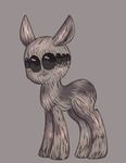  ambiguous_gender arachnid arthropod equine fur goatier grey_background grey_fur horse mammal multiple_eyes my_little_pony mystaceus plain_background pony solo 