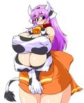  1girl breasts cow_girl curvy erect_nipples extra_breasts gigantic_breasts maruke solo 
