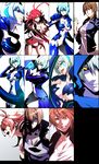  amaha_masane blue_hair breasts brown_hair highres large_breasts red_hair s_tanly soho_reina tsuzuki_shiori witchblade 