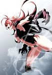  amaha_masane breasts claws glowing glowing_eye navel red_hair s_tanly solo witchblade 