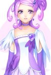  bad_id bad_pixiv_id bow choker cure_sword curly_hair dokidoki!_precure earrings eyelashes hair_ornament hairpin half_updo jewelry kenzaki_makoto lotter75 magical_girl precure purple purple_choker purple_eyes purple_hair purple_skirt ribbon short_hair skirt solo spade_(shape) spade_hair_ornament tears white_background 