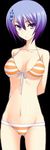  bikini blue_hair breasts cleavage lowres maji_de_watashi_ni_koi_shinasai! shiina_miyako short_hair swimsuit 