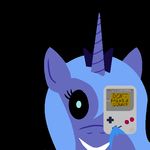  equine female feral friedship_is_magic friendship_is_magic gameboy grimdark horn horse loona loonadventure lupinator mammal my_little_pony pony princess_luna_(mlp) smile solo winged_unicorn wings 