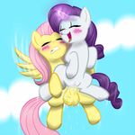  balls blush cum dickgirl equine female fluttershy_(mlp) friendship_is_magic hair horsecock intersex magic male megasweet my_little_pony penetration penis rarity_(mlp) straight tongue vaginal vaginal_penetration wet wings 