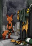  anthro canid canine clothing disney fan_character female fox fur gloves_(marking) luna_wilde_(character) mammal markings multicolored_tail red_fur underwear ziegelzeig zootopia 