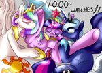  anus cutie_mark equine female feral friendship_is_magic group horn horse mammal my_little_pony pony princess princess_celestia_(mlp) princess_luna_(mlp) pussy royalty saurian_(artist) semi_incest sibling sisters twilight_sparkle_(mlp) winged_unicorn wings 