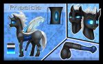  2019 absurd_res animal_genitalia animal_penis balls black_border border changeling equine_penis feral forked_tongue glowing glowing_eyes green_tongue half-closed_eyes hi_res horn male mercurial64 model_sheet my_little_pony penis tongue tongue_out wings 