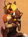  antlers bdsm bell belly black_fur black_hair blonde_hair blue_eyes brown_fur cat cervine collar couple cute duo falvie feline fur gay hair horn hug intimate love male mammal nude romantic slave tan_fur warm_colors white-hair white_hair yellow_eyes 