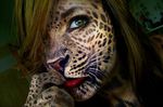  edit feline female green_eyes hair leopard mammal odysseusut photo_manipulation photomorph photoshop 