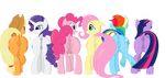  alpha_channel anus applejack_(mlp) blonde_hair bloss blossomforth_(artist) blue_eyes blue_fur butt cowboy_hat cutie_mark equine eyeshadow female feral fluttershy_(mlp) freckles friendship_is_magic fur green_eyes hair hat hi_res horn horse makeup mammal multi-colored_hair my_little_pony nude open_mouth orange_fur pegasus pink_fur pink_hair pinkie_pie_(mlp) plain_background pony presenting presenting_hindquarters purple_fur purple_hair pussy rainbow_dash_(mlp) rainbow_hair transparent_background twilight_sparkle_(mlp) unicorn white_fur wings yellow_fur 