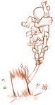  apple chimangetsu female fruit gauntlets hammer jerboa magical_girl ribbons weapon yuka 