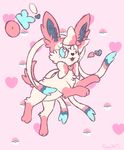  blue_eyes eeveelution ninfia nintendo nyuszik pok&#233;mon pok&eacute;mon solo sylveon video_games 