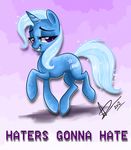  equine female feral friendship_is_magic haters_gonna_hate horn mammal my_little_pony smile solo trixie_(mlp) u_mad unicorn 