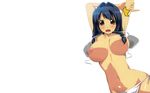  bikini breasts nipples photoshop shiki_(psychedelic_g2) swimsuit white yuru_yuri 