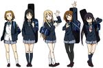  akiyama_mio bag black_eyes black_hair blonde_hair brown_hair cellphone guitar_case hairband hirasawa_yui iefukurou instrument_case k-on! kotobuki_tsumugi legs long_hair md5_mismatch multiple_girls nakano_azusa pantyhose phone school_uniform short_hair tainaka_ritsu twintails 