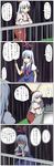  4koma bangs comic fujiwara_no_mokou highres kamishirasawa_keine multiple_girls seren_(staphy) touhou translation_request 