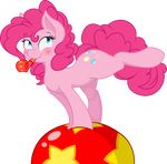  absurd_res absurdly_absurd_res alexpony alpha_channel balancing ball blue_eyes blush collaboration equine female feral friendship_is_magic hair hi_res horse joey-darkmeat mammal my_little_pony nlue_eyes party_horn pink_hair pinkie_pie_(mlp) plain_background pony solo transparent_background vector 