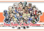  6+girls absolutely_everyone bald black_hair blonde_hair blue_eyes blue_hair bodysuit brad_burns braid chibi chinese_clothes copyright_name dark_skin double_bun dural eileen_(virtua_fighter) el_blaze everyone facial_hair fighting_stance fingerless_gloves gloves goatee grin hakama headband high_kick hinogami_goh hood jacky_bryant japanese_clothes jean_kujo jeffry_mcwild kage-maru ken_juurou kicking kimono lau_chan lei-fei lion_rafale mask mexican multiple_boys multiple_girls mustache ninja open_clothes open_shirt pai_chan purple_eyes purple_hair red_eyes sarah_bryant shaolin_monk shirt shun_di single_braid smile spiked_hair sumo taka-arashi twin_braids umenokouji_aoi vanessa_lewis virtua_fighter virtua_fighter_5 white_hair wolf_hawkfield wrestling_mask yuki_akira 