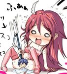  artist_request bare_shoulders blush bottomless bra censored fire_emblem fire_emblem:_kakusei lowres masturbation object_insertion open_mouth polearm pussy_juice red_hair saliva simple_background solo spear thighhighs tiamo translation_request underwear vaginal vaginal_insertion vaginal_object_insertion weapon 