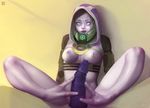  alien black_hair blank_eyes blush breasts erection female mass_effect nipples penis purple_skin quarian smile tali&#039;zorah tali&#039;zorah_nar_rayya_vas_neema ulrik ulrikbadass 