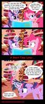  blue_eyes book cat chaoticbrony collar comic cutie_mark equine feline female feral friendship_is_magic glowing horse ladder levitation library magic mammal messy_hair my_little_pony opalescence_(mlp) pinkie_pie_(mlp) pony purple_eyes scared string toast twilight_sparkle_(mlp) 